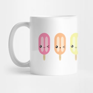 Kawaii Pastel Popsicles Mug